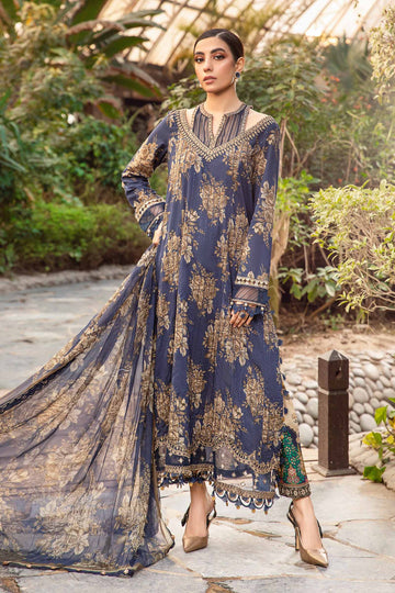 Maria B MPT-2110-B Mprint Lawn Online Shopping